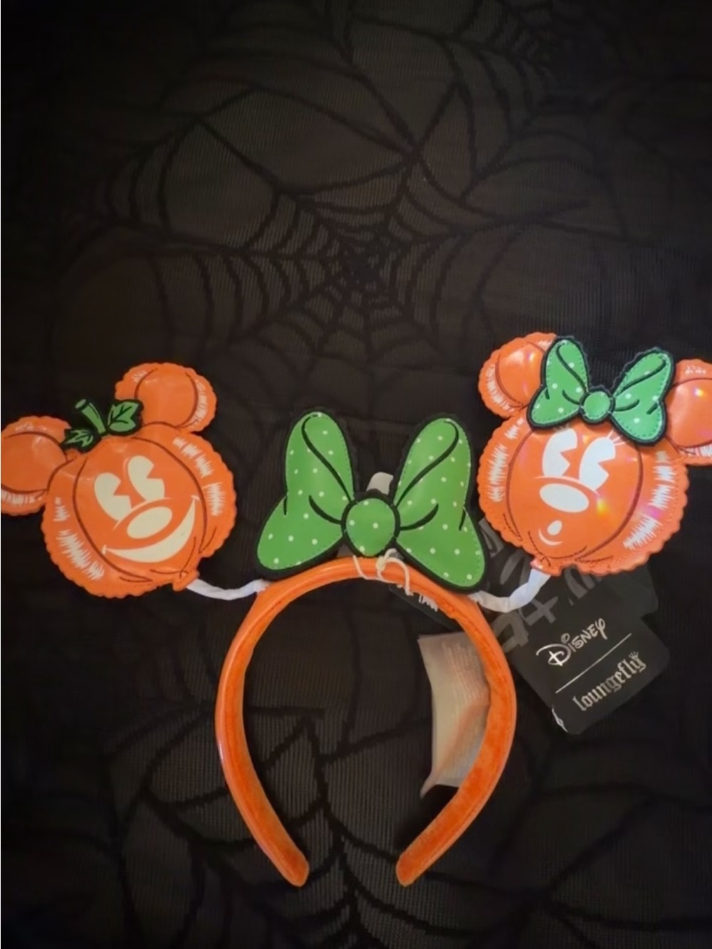 Stitch Shoppe Mickey and Minnie Mouse Pumpkin Balloon Ear Headband